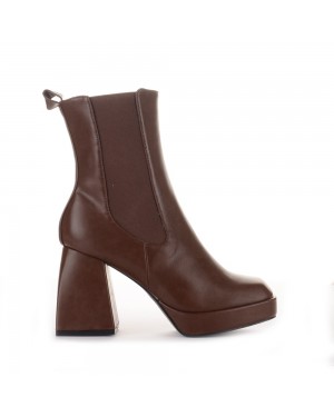 ANKLE BOOTS, CODE: MS7059-BROWN